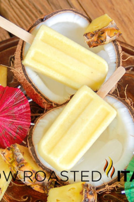 virgin pina colada ice pops