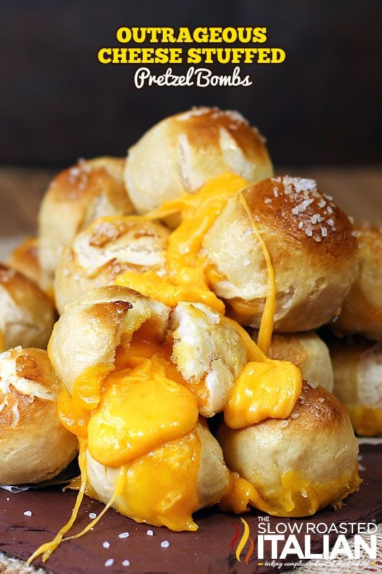 titled collage for stuffed bread recipe