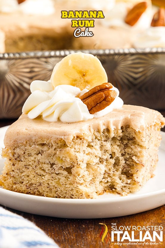 banana rum cake recipe.